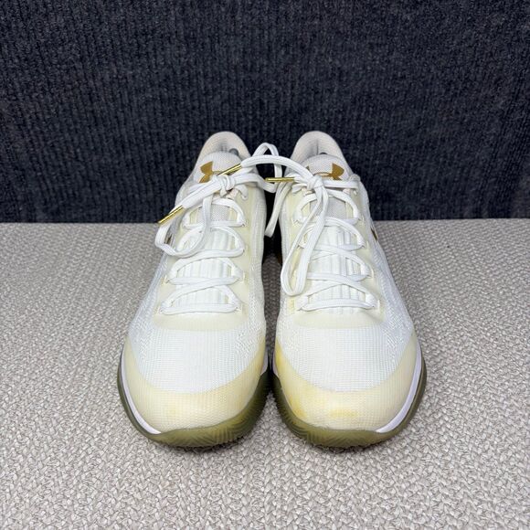 Under Armour Charged Controller Curry Gold White Basketball Shoes Mens Size 10.5 main image 8